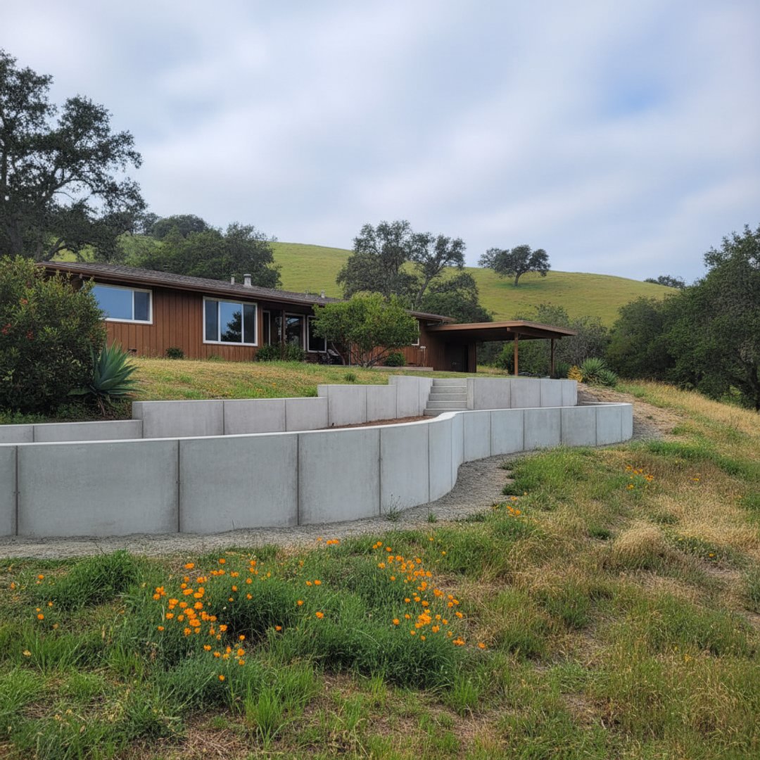 Concrete Sidewalks & Walkways completed by Paramount Concrete in Fremont, CA